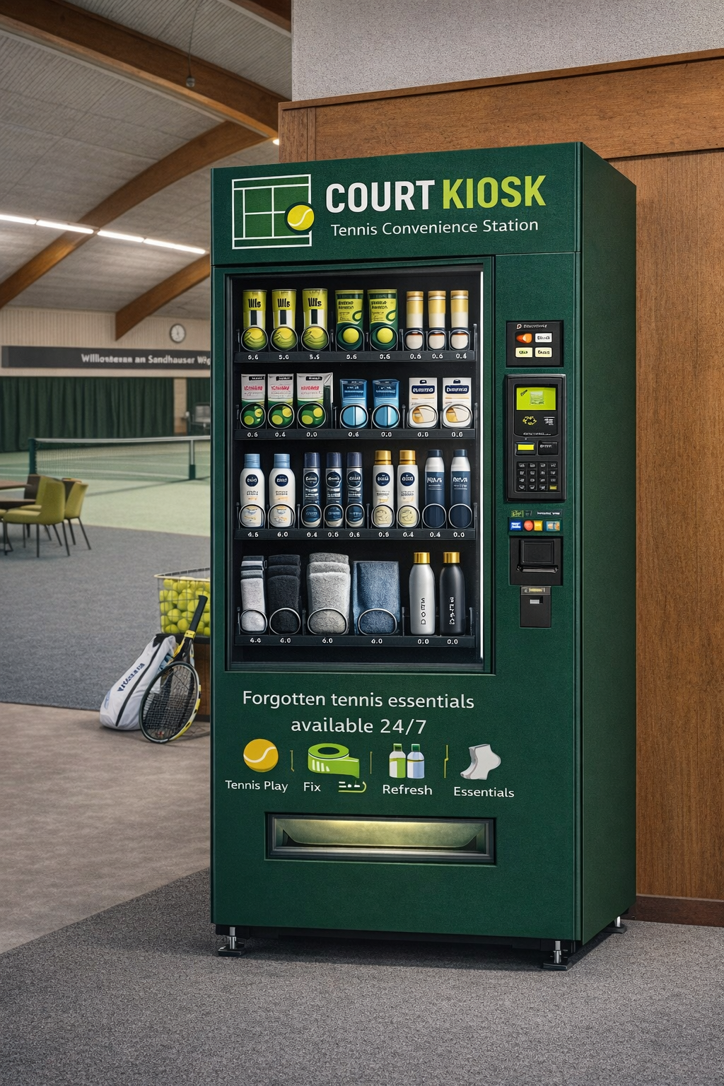 CourtKiosk Vending Machine